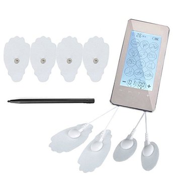 12 Mode Rechargeable 2-Channel Touch Screen Backlight Multi-Function Massager Tens Physiotherapy Machine